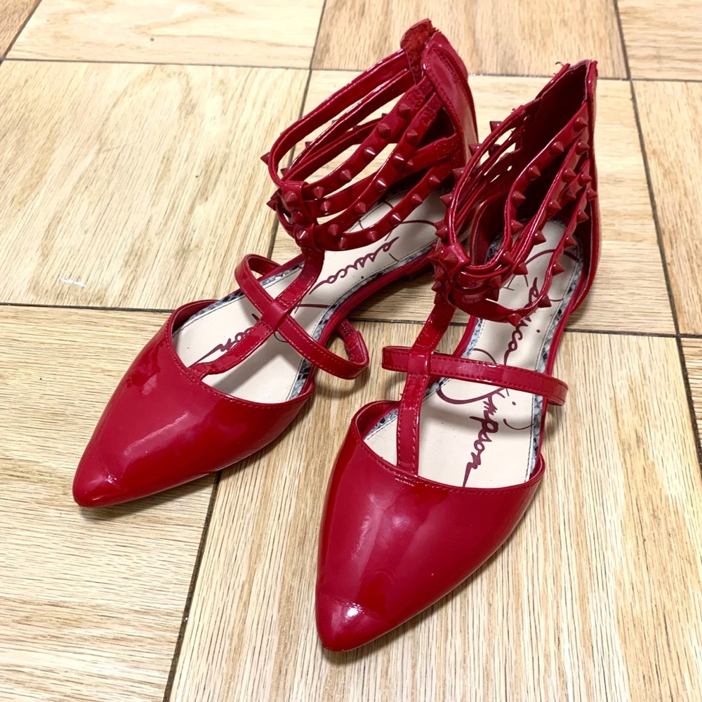 Jessica Simpson studded flats 🌶